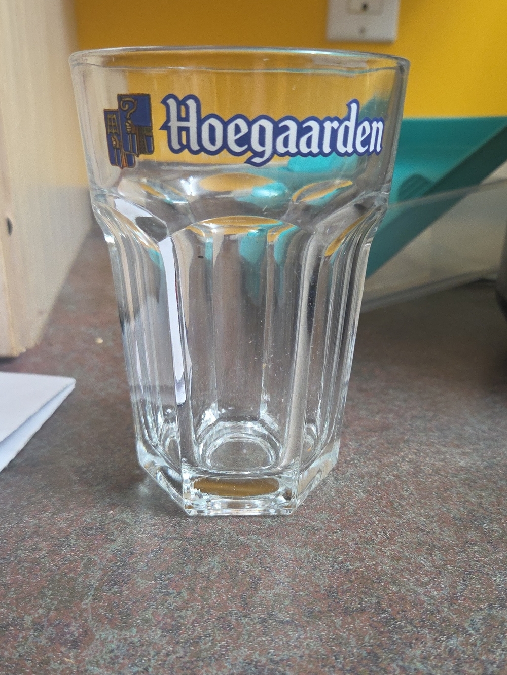 Hoergaaden Beer Branded Clear Glass